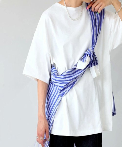 SEU(エスイイユウ)/綿100％半袖ビッグTシャツ/img01