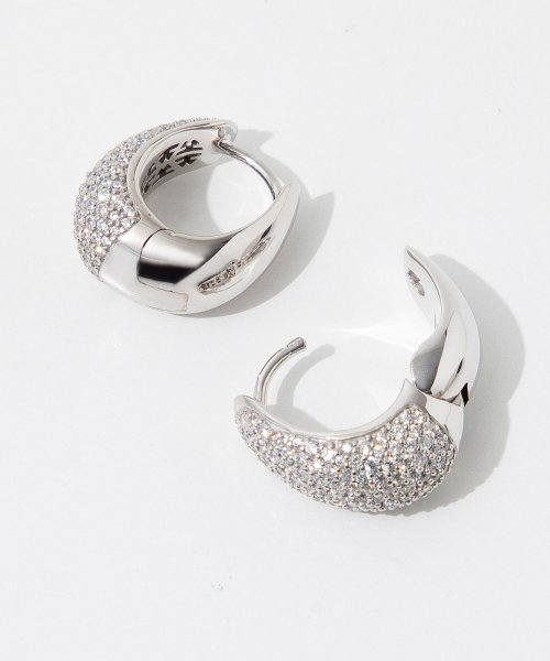 TOMWOOD(トムウッド)/トムウッド TOM WOOD 100519 E39HSCZ01 S925 ピアス Ice Hoop Small Pave メンズ レディース アクセサリー イヤ/img04