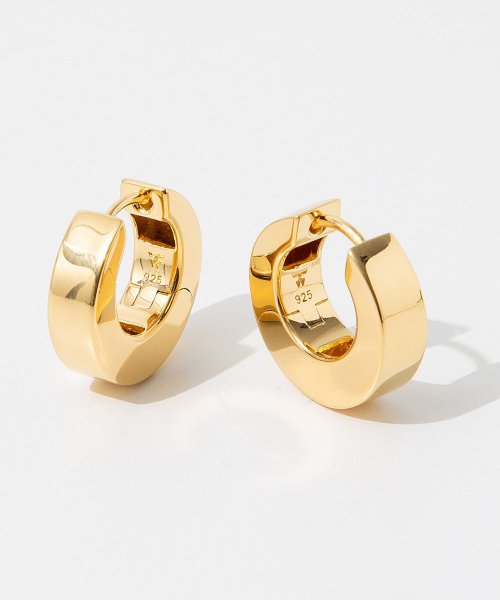 トムウッド TOM WOOD 100031 EAH76SNA01 S925－9K ピアス Arch Hoops Small Gold Polished メンズ また