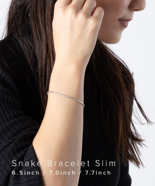 TOMWOOD(トムウッド)/トムウッド TOM WOOD 100981 B19SNNA01 S925 ブレスレット Snake Bracelet Slim メンズ レディース アクセサリー/img01