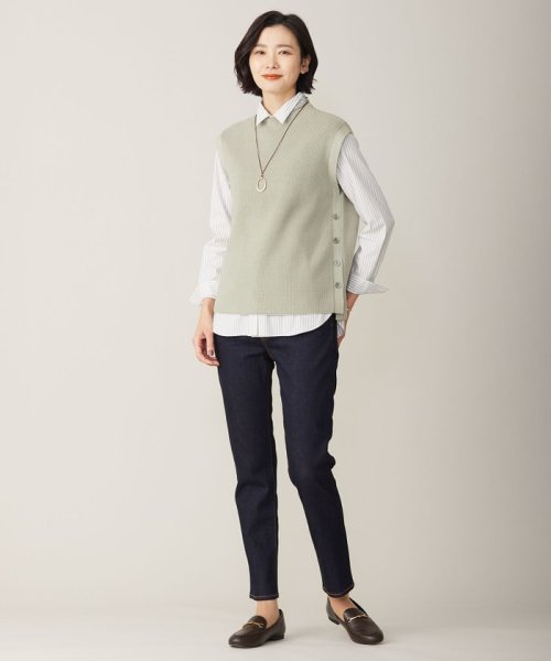 J.PRESS LADIES(J．プレス　レディス)/【洗える】CLEAR COTTON BLEND ニット ベスト/img03