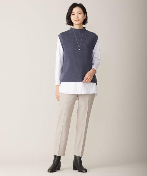 J.PRESS LADIES(J．プレス　レディス)/【洗える】CLEAR COTTON BLEND ニット ベスト/img05