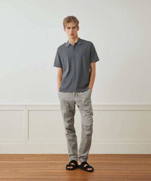 コットンナイロン ポロシャツ MFCF3553 吸汗速乾バーズアイドット鹿の子長袖ポロシャツ【アウトレット】 E2971616581(22550円)