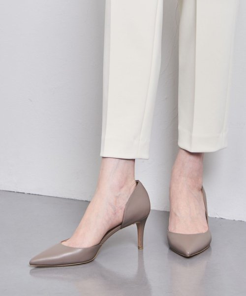 ポインテッド サイドオープン パンプス 0cm/7 0cm/8 あらかじめご了承ください