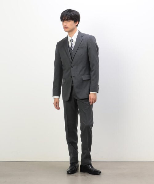 COMME CA ISM MENS(コムサイズム（メンズ）)/★ＴＶドラマ着用商品★ 【セットアップ対応】ポリエステル ウール ギャバ ジャケット/img04