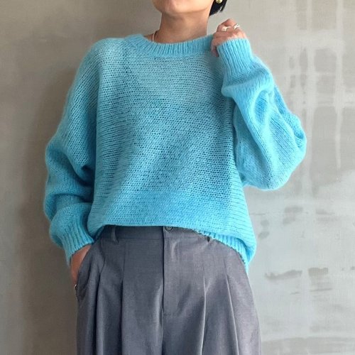 HELIOPOLE(エリオポール)/MOHAIR CREW NECK KNIT/img09