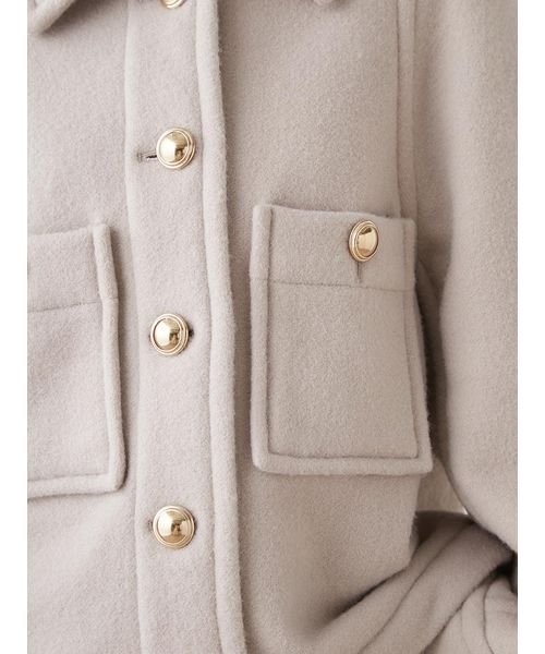 ミドルジャケットコート 予めご了承ください