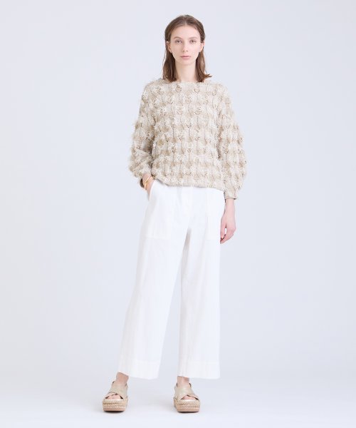 カットジャカードバルーンプルオーバー 