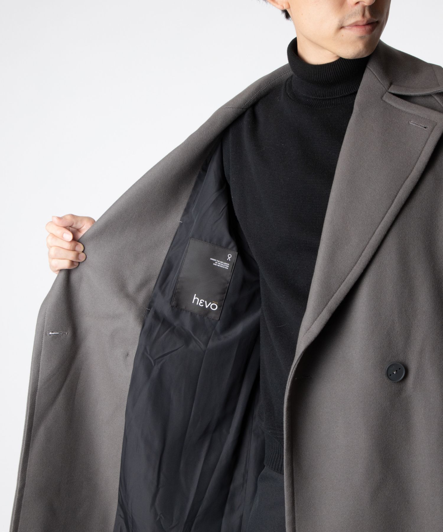 イーヴォ ブリンディジ ブラック 黒 サイズ42 タイロッケンコート