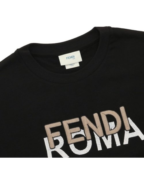 FENDI(フェンディ)/フェンディ 子供服 Tシャツ カットソー ブラック キッズ レディース FENDI JUI149 7AJ F0GME/img03