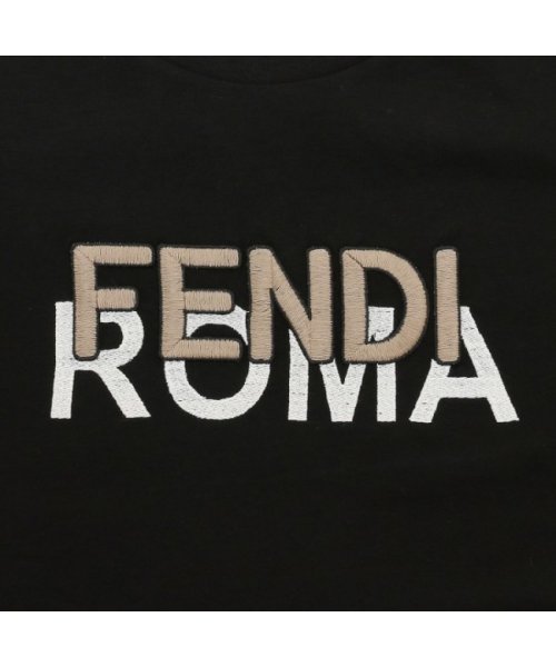 FENDI(フェンディ)/フェンディ 子供服 Tシャツ カットソー ブラック キッズ レディース FENDI JUI149 7AJ F0GME/img06