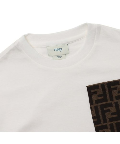 FENDI(フェンディ)/フェンディ 子供服 Tシャツ カットソー ホワイト キッズ レディース FENDI JUI150 7AJ F0TU9/img03