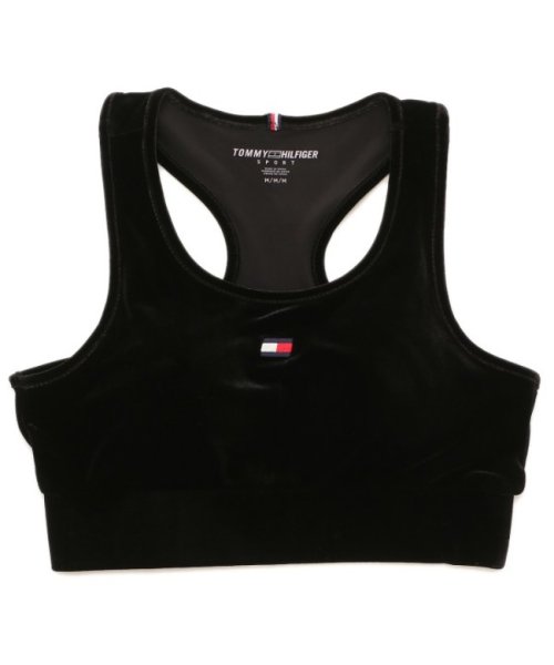 TOMMY HILFIGER(トミーヒルフィガー)/トミーヒルフィガー インナー スポーツブラ スポーツウェア ブラック レディース TOMMY HILFIGER TP2T0551 BLK/img01