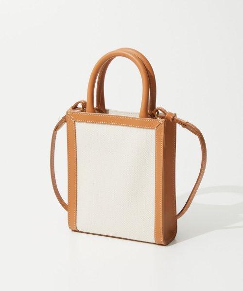 セリーヌ CELINE 19330 ショルダーバッグ レディース バッグ ミニ バーティカル カバ ハンドバッグ 斜め掛け 肩掛け プリントキャンバス ロゴ M バッグ 長さ