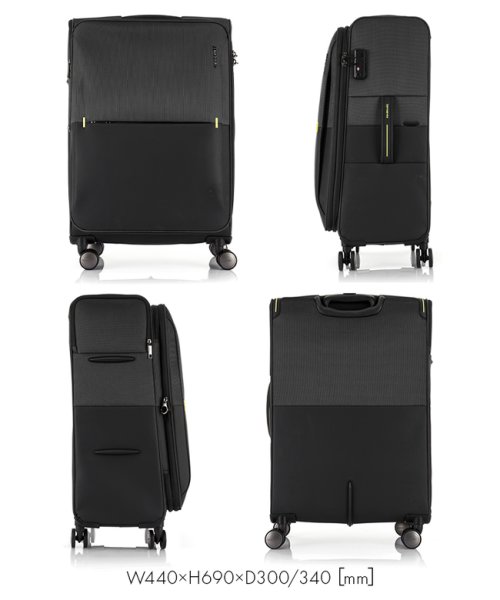 Samsonite(サムソナイト)/サムソナイト スーツケース 81L/89L Lサイズ 拡張 大容量 Samsonite キャリーケース キャリーバッグ ソフトキャリーケース/img13