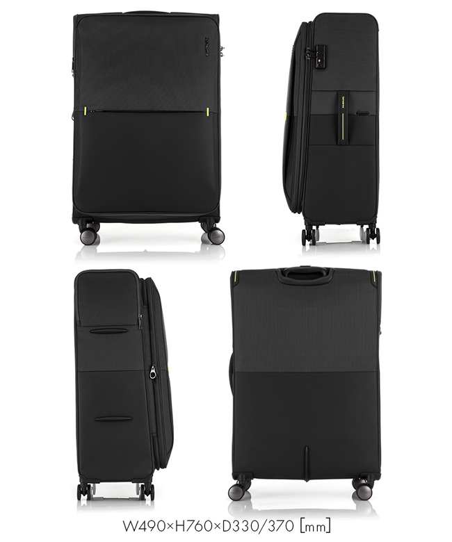 サムソナイト スーツケース 105L/115L Lサイズ 拡張 大容量 Samsonite キャリーケース キャリーバッグ ソフトキャリーケース