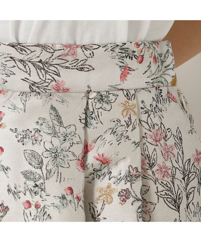 ローズティアラ RoseTiara ジャガードフレアスカート(505833449)｜阪急