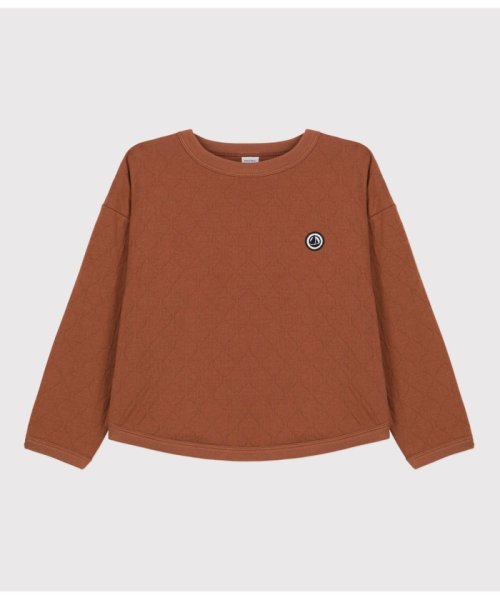 PETIT BATEAU(プチバトー)/チュビックキルティング長袖プルオーバー/img01