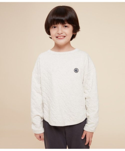 PETIT BATEAU(プチバトー)/チュビックキルティング長袖プルオーバー/img10