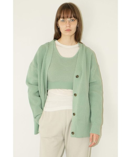 BUSTIER SET KNIT C/D 