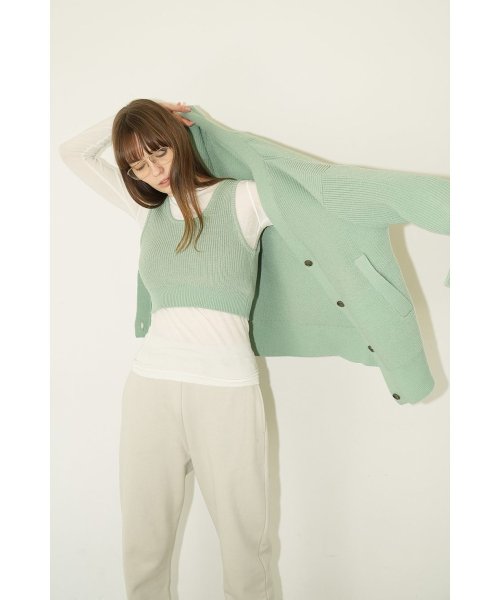 BUSTIER SET KNIT C/D 