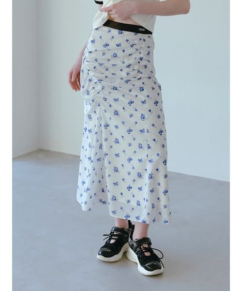 ロゴ入りクラシカルミニフラワースカート 予めご了承ください