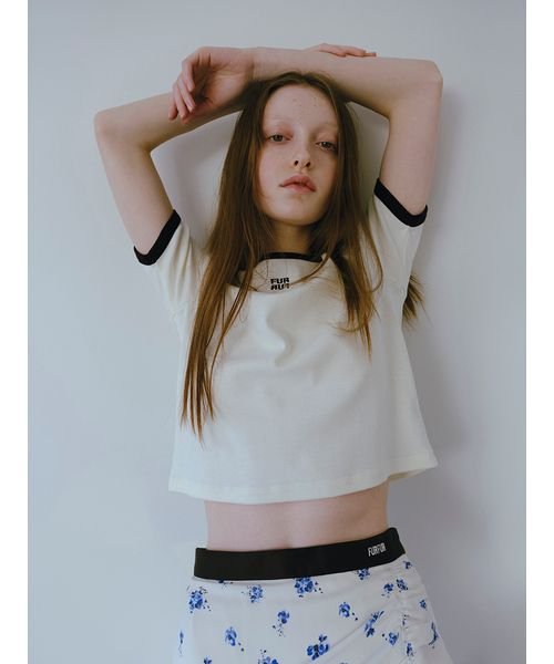 ロゴ入りクラシカルミニフラワースカート 予めご了承ください