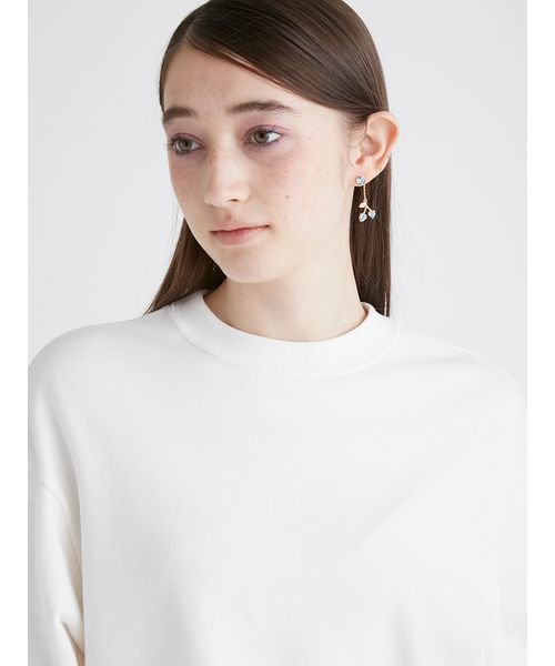 チュールフリルスリーブスウェット 予めご了承ください