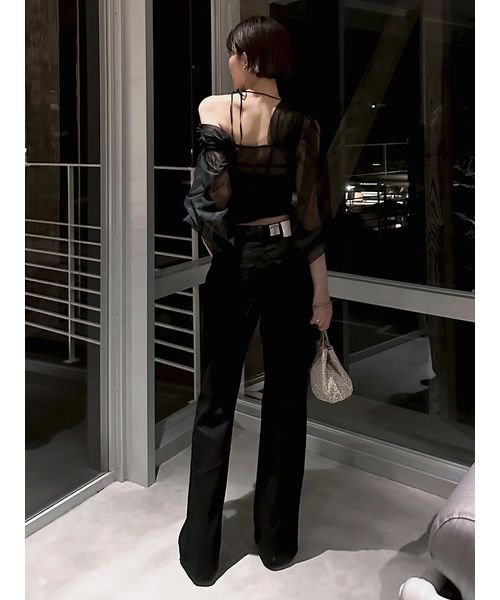 ピカデリー/リボンステッチデニムパンツ 予めご了承ください