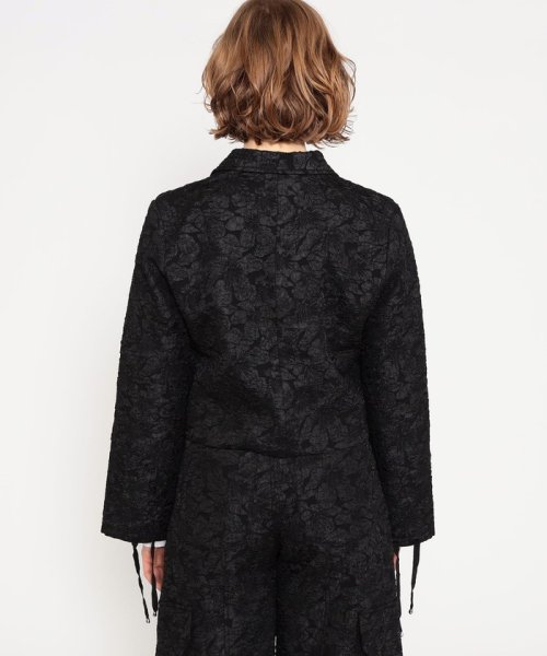 BAUM UND PFERDGARTEN ジャカードクロップドジャケット テーラードジャケット A2645663109(20350円)