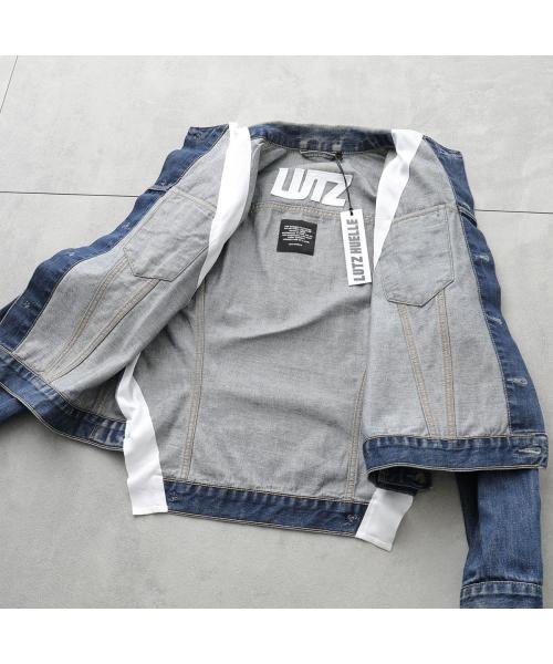 LUTZ HUELLE(ルッツヒュエル)/Lutz Huelle デニム ジャケット TRACK DENIM JACKET ライン/img10