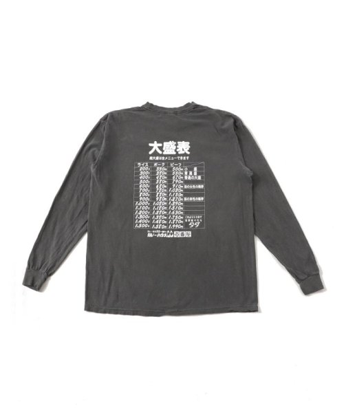 JOURNAL STANDARD relume Men's(ジャーナルスタンダード　レリューム　メンズ)/【カレーハウスCoCo壱番屋×relume】 別注 プリント L/S Tシャツ "Menu"/img02