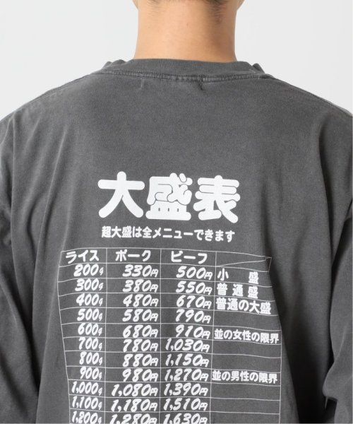 JOURNAL STANDARD relume Men's(ジャーナルスタンダード　レリューム　メンズ)/【カレーハウスCoCo壱番屋×relume】 別注 プリント L/S Tシャツ "Menu"/img08