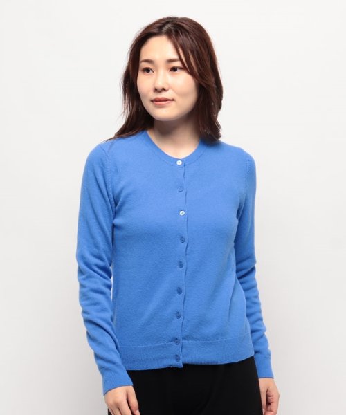 BENETTON (women)(ベネトン（レディース）)/ヴァージンウール100％クルーネックカーディガン/img44