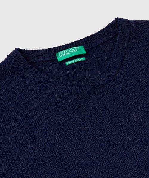 BENETTON (mens)(ベネトン（メンズ）)/ピュアメリノウールクルーネックニットセーター/img35