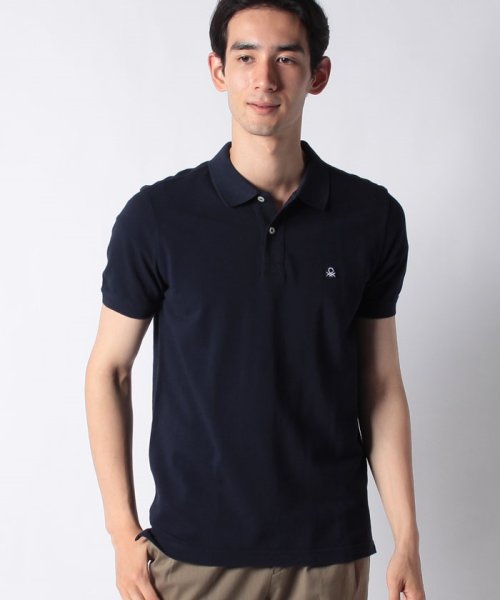 BENETTON (mens)(ベネトン（メンズ）)/ロゴ刺繍半袖ポロシャツ/img26