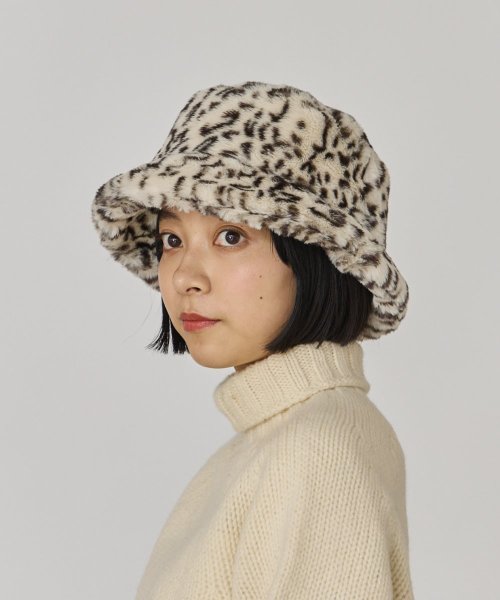 OVERRIDE(OVERRIDE)/OVERRIDE  FAKEFUR BUCKET HAT SGP/img03