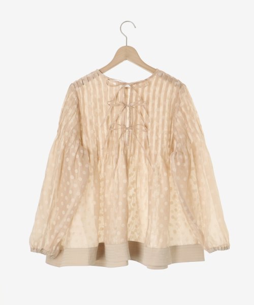 TORRAZZO DONNA 別注 ドット2WAYブラウス TORRAZZO DONNA