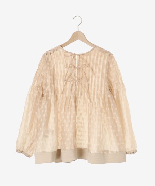 TORRAZZO DONNA 別注 ドット2WAYブラウス TORRAZZO DONNA