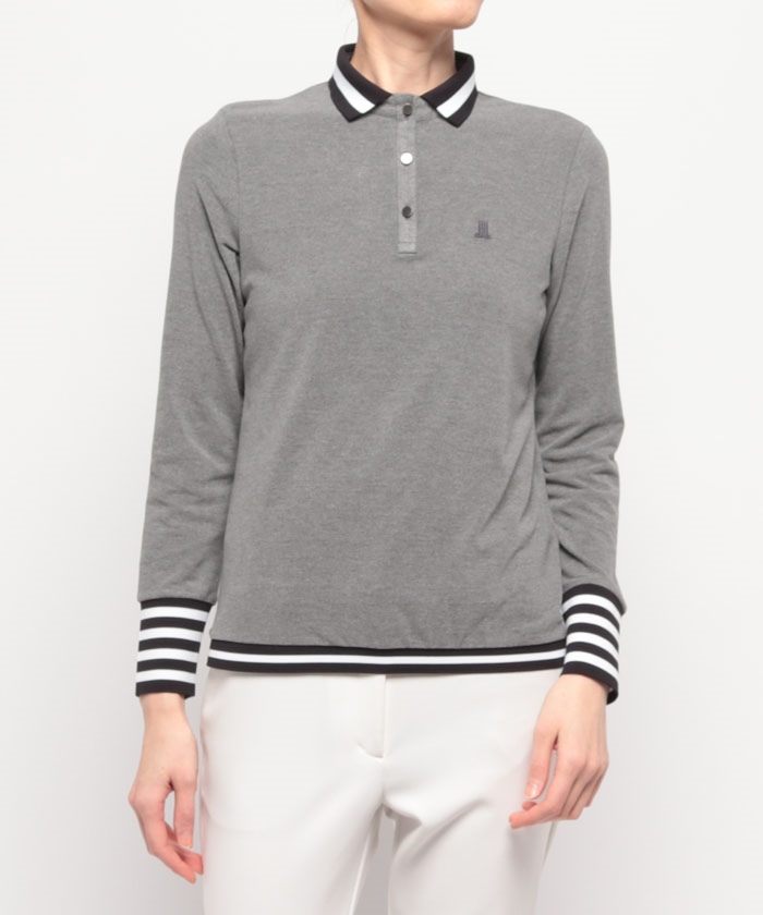 ランバン スポール LANVIN SPORT ハイネック長袖シャツ【吸汗