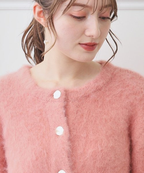 Couture Brooch(クチュールブローチ)/【一枚着でも、羽織でもOK】ウール混起毛カーディガン/img46