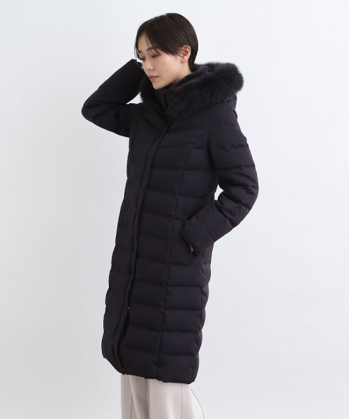 【日本製／トリアセテート混】オリジナルロングダウンコート 