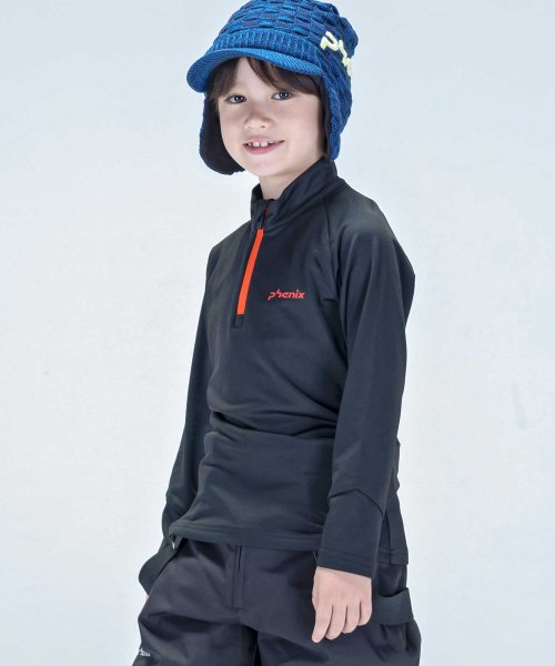 phenix(phenix)/phenix(フェニックス)Lightning Junior 1/2 Zip Tee ライトニング ジュニア ハーフジップ アンダーウェア インナー キッズ ス/img06