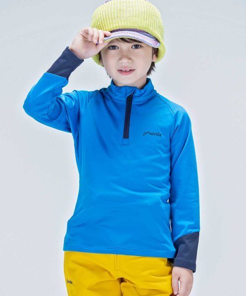 phenix(phenix)/phenix(フェニックス)Lightning Junior 1/2 Zip Tee ライトニング ジュニア ハーフジップ アンダーウェア インナー キッズ ス/img08