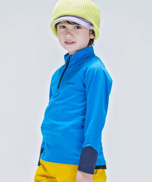 phenix(phenix)/phenix(フェニックス)Lightning Junior 1/2 Zip Tee ライトニング ジュニア ハーフジップ アンダーウェア インナー キッズ ス/img09