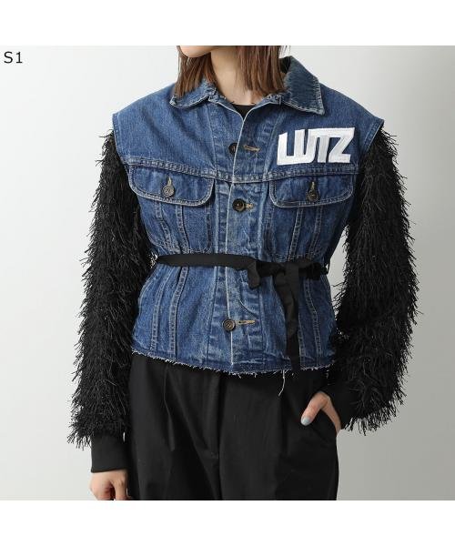 LUTZ HUELLE(ルッツヒュエル)/Lutz Huelle デニム ベスト FLIP DENIM VEST ウォッシュ ロゴ/img03