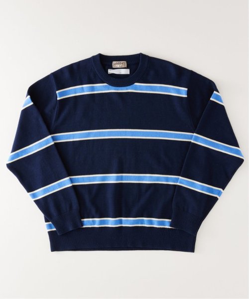 JOURNAL STANDARD relume Men's(ジャーナルスタンダード　レリューム　メンズ)/【HARDIN KNITWEAR / ハーディン ニットウェア】別注 ボーダーコットンニット/img23