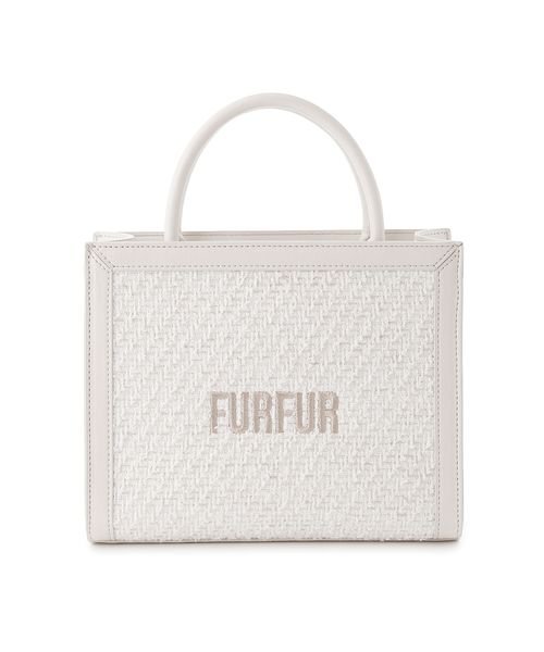 FURFUR(FURFUR)/ツイードロゴトートバッグ/img21