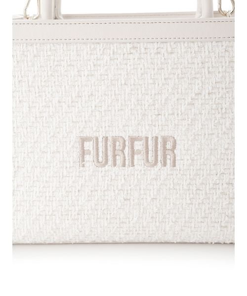 FURFUR(FURFUR)/ツイードロゴトートバッグ/img26