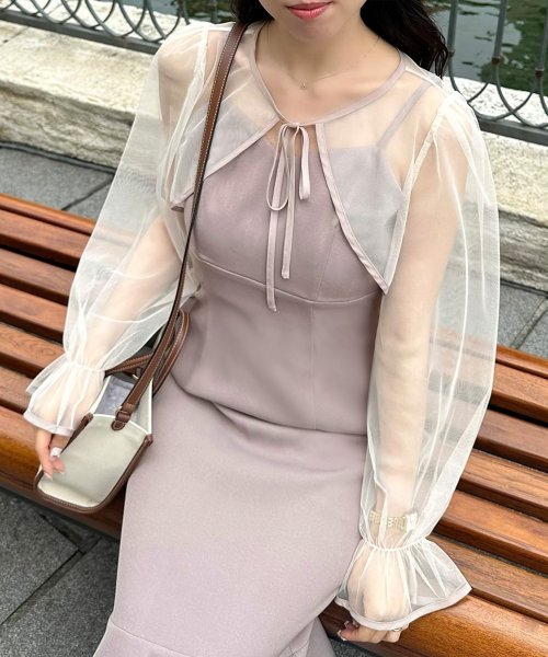 チュールボレロ+マーメイドキャミワンピースセット 人気・おすすめ｜安定人気・収納便利におすすめ 期間限定割引 配送追跡可 国内発送・メーカー保証対応